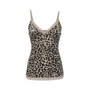 Leopard Print Camisole Mesh Lace Large